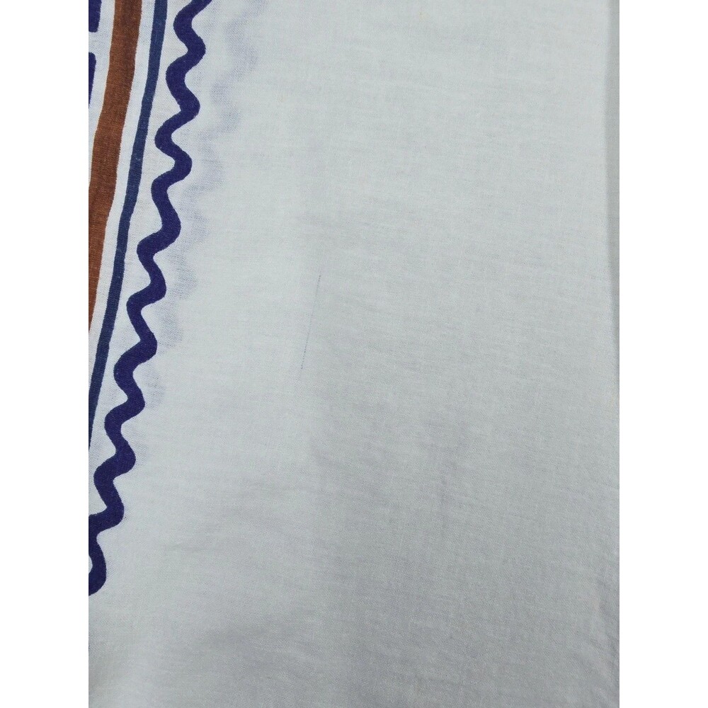 Anthropologie Womens XS Wide Leg Pants Linen Viscose Geometric Tile Print... - Picture 10 of 10